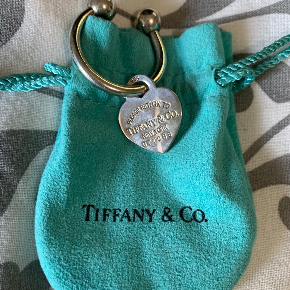 Tiffany & Co. Heart Tag Horseshoe Keychain